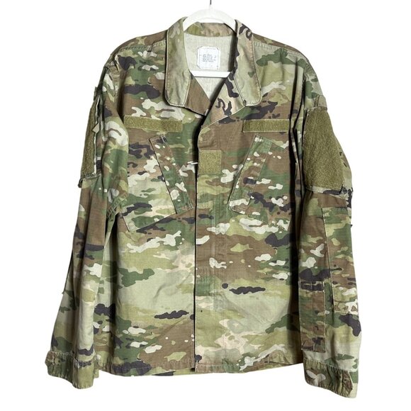 US Military OCP Coat Uniform Combat Camo Current Issue Army Surplus Unisex L-Reg - Picture 1 of 8